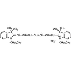 1,1'-Dibutyl-3,3,3',3'-tetramethylindotricarbocyanine Hexafluorophosphate, 5G - D5013-5G