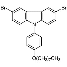 3,6-Dibromo-9-(4-n-octyloxyphenyl)-9H-carbazole, 200MG - D5341-200MG