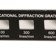 Demo Diffraction Grating, Three Gratings - DFG003