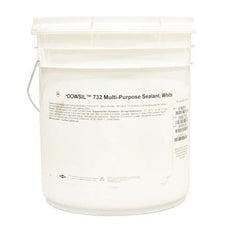 Dow DOWSIL™ 732 Multi-Purpose Sealants Silicone White 17.7 kg Pail - 732-17.7KG WHT MIL-A-46106