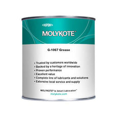 DuPont MOLYKOTE® G-1067 Bearing Grease Lubricant White 1 kg Can - G-1067 GREASE 1KG
