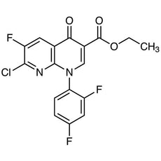 Ethyl 7-Chloro-1-(2,4-difluorophenyl)-6-fluoro-4-oxo-1,4-dihydro-1,8-naphthyridine-3-carboxylate, 25G - E1180-25G