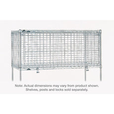 Super Erecta Security Module, Polished Stainless Steel, 24" x 30" x 20"