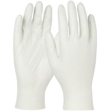9" White Nitrile Ambi   QUALATRILE ESD  ISO 5 (M3.5/CL100), White, Large - ESD0953