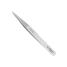 Excelta Tweezers - Straight Strong Medium Point - SS - Ceramic Coated Tips - 00-S-CC