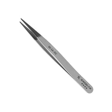 Excelta Tweezers - Straight Strong Medium Point - Anti-Mag. SS - Diamond Coated  - 00-SA-DC