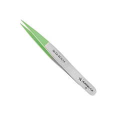 Excelta Tweezers - Straight Strong Medium Point - Anti-Mag. SS - PTFE Coated Tips - 00-SA-SE-TC15