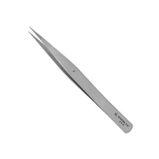 Excelta Tweezers - Straight Strong Point - Carbon Steel  - 0