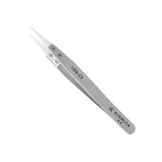 Excelta Tweezers - Replaceable Tip - Straight - .030 Ceramic Tip  - Ergonomic - 149B-CE-ET