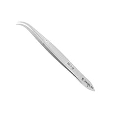 Excelta Tweezers - Curved Strong Point - Anti-Mag. SS - Serrated  - 24A-S-SE