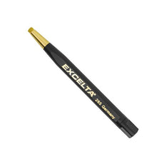 Excelta Brushes - Scratch - Straight - Plastic Handle/Brass Bristles - 265