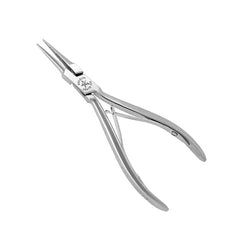 Excelta Pliers - Medium Needle Nose - SS - Serrated Tip - Cleanroom Safe - 2847D-CR