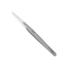 Excelta Tweezers - Replaceable Tip - Straight Tapered Flat Tip - Ceramic  - 2A-CE