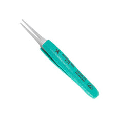 Excelta Tweezers - Straight Tapered Flat Point - Anti-Mag. SS - Ergonomic - 2A-SA-ET