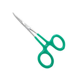 Excelta Hemostats - 5" 25¬∞ Curved - SS - Vinyl Coated Handle - 36PH