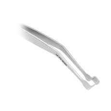 Excelta Tweezers - Wafer for 3" wafers - Bent Handle - Anti-Mag. SS - 390B-SA-PI