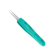 Excelta Tweezers - Straight Tapered Ultra Fine Point - Anti-Mag. SS - Ergonomic - 4-SA-ET