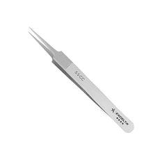 Excelta Tweezers - Straight Tapered Ultra Fine Point - SS - Ceramic Coated Tips - 5-S-CC