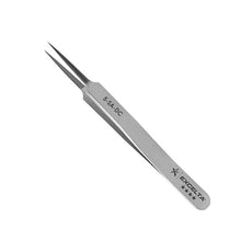 Excelta Tweezers - Straight Tapered Ultra Fine Point - Anti-Mag. SS - Diamond Coated - 5-SA-DC