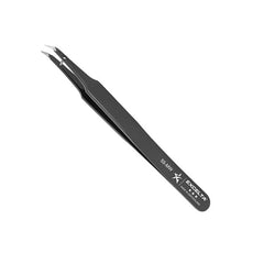 Excelta Tweezers - Cutting - Angled - Carbon Steel   - 55-MW
