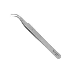 Excelta Tweezers - Curved Very Fine Point - SS - 7-S