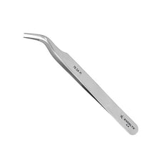 Excelta Tweezers - Curved Very Fine Point - Anti-Mag. SS - Serrated - 7B-SA-PI