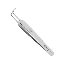 Excelta Forceps - Laboratory - Curved - SS - Tip Serrations - F-3-SE