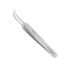 Excelta Forceps - Laboratory - Curved - SS - Tip Serrations - F-4-SE
