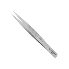 Excelta Tweezers - Straight Medium Point - Miniature - Anti-Mag. SS - Tip Serrations - M-00D-SA