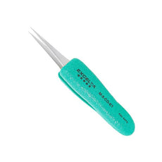 Excelta Tweezers - Straight Tapered Ultra Fine Point - Miniature - Cobalt - Ergo - M-5-CO-ET