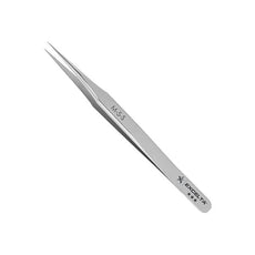 Excelta Tweezers - Straight Tapered Ultra Fine Point - Miniature - SS  - M-5-S