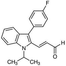 (E)-3-[3-(4-Fluorophenyl)-1-isopropylindol-2-yl]acrolein, 25G - F0819-25G