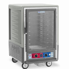 C5 3 Series Holding Cabinet with Insulation Armour, 1/2 Height, Combination Module, Full Length Clear Door, Universal Wire Slides, 120V, 1440W, Gray