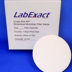 934-AH ® cut 8.26cm diameter - 100/pk Binderless glass microfiber filter media - AH8260