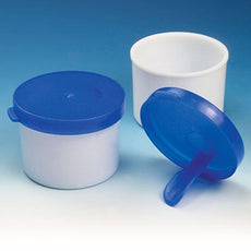 Stool Container with Stick, 20mL, White PP, 100/Bag, 12 Bags/Unit-109224