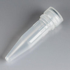 Microtube, 1.5mL, Attached Screw Cap for Color Insert, with O-Ring, STERILE, PP, 100/Bag, 10 Bags/Unit-111710