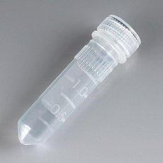 Microtube, 2mL, Attached Screw Cap for Color Insert, with O-Ring, STERILE, PP, 100/Bag, 10 Bags/Unit-111730