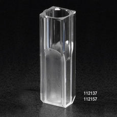 Cuvette, Micro, 1.5mL, with 2 Clear Sides, UV Grade Polymethylmethacrylate (PMMA), 100/Tray, 5 Trays/Unit-112157
