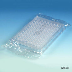 Microtest Plate, 96-Well, Flat Bottom, PS, STERILE, Individually Wrapped-120338