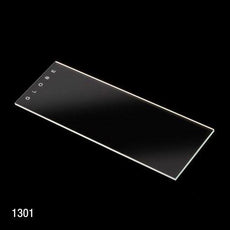 Microscope Slides, Glass, 25 x 75mm, 45° Beveled Edges, Clipped Corners, Frosted, 1 End, Both Sides, 72/Box, 2 Boxes/Case (1 Gross)-1338-144