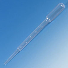 Transfer Pipet, 7.5mL, Large Bulb, Graduated to 3mL, 148mm, STERILE, Individually Wrapped, 100/Bag, 4 Bags/Unit-135010-S01
