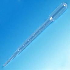 Transfer Pipet, 7.0mL, Large Bulb, Graduated to 3mL, 155mm, STERILE, 20/Bag, 5 Bags/Unit-135238-100