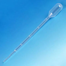 Transfer Pipet, 3.0mL, Small Bulb, Graduated to 1mL, 140mm, STERILE, Individually Wrapped, Cellophane Wrap, 100/Pack, 4 Packs/Unit-137135