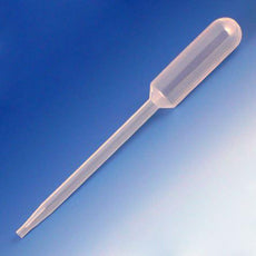 Transfer Pipet, 8.5mL, General Purpose, Large Opening, 137mm, STERILE, Individually Wrapped, 25/Bag, 10 Bag/Unit-138090-S01