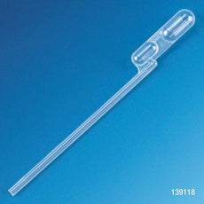 Transfer Pipet, Exact Volume, 250uL (0.25mL), 102mm Long, 500/Pack, 10 Packs/Case-139118