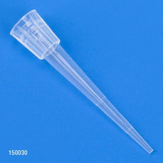 Pipette Tip, 0.1 - 10uL, Certified, Universal, Low Retention, Graduated, 31mm, Natural, STERILE, 96/Rack, 10 Racks/Box-150030RS