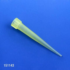 Pipette Tip, 1 - 200uL, Yellow, Eppendorf Style, 1000/Bag-151143
