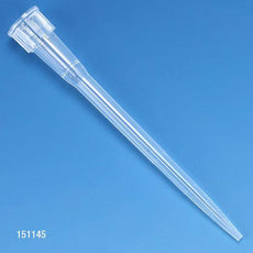 Pipette Tip, 0.1 - 20uL, Certified, Universal, Natural, 45mm, Extended Length, STERILE, 96/Rack, 10 Racks/Box-151145RS-96