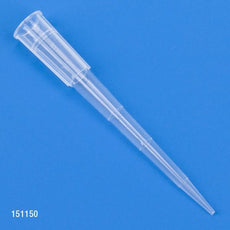 Pipette Tip, 1 - 200uL, Certified, Universal, Graduated, Natural, 54mm, 96/Refill Plate, 10 Refill Plates/Box-151150RF