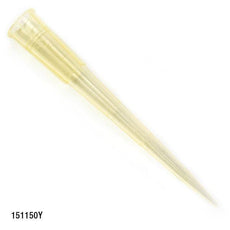 Pipette Tip, 1 - 200uL, Certified, Universal, Graduated, Yellow, 54mm, 96/Rack, 10 Racks/Box-151150YR-96